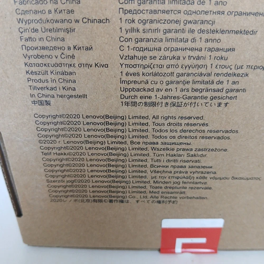 Lenovo 100 USB Stereo Headphones with Microphone 4XD0X88524 L09‎ Wired Black New